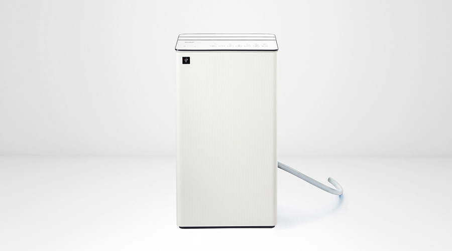 市販のホースをCV-U190に繋げた画像。