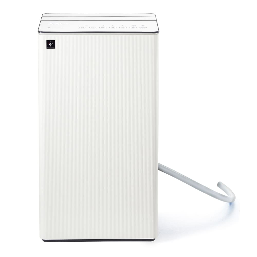 コンプレッサー方式衣類乾燥除湿機CV-U190:本体正面（ホースあり）