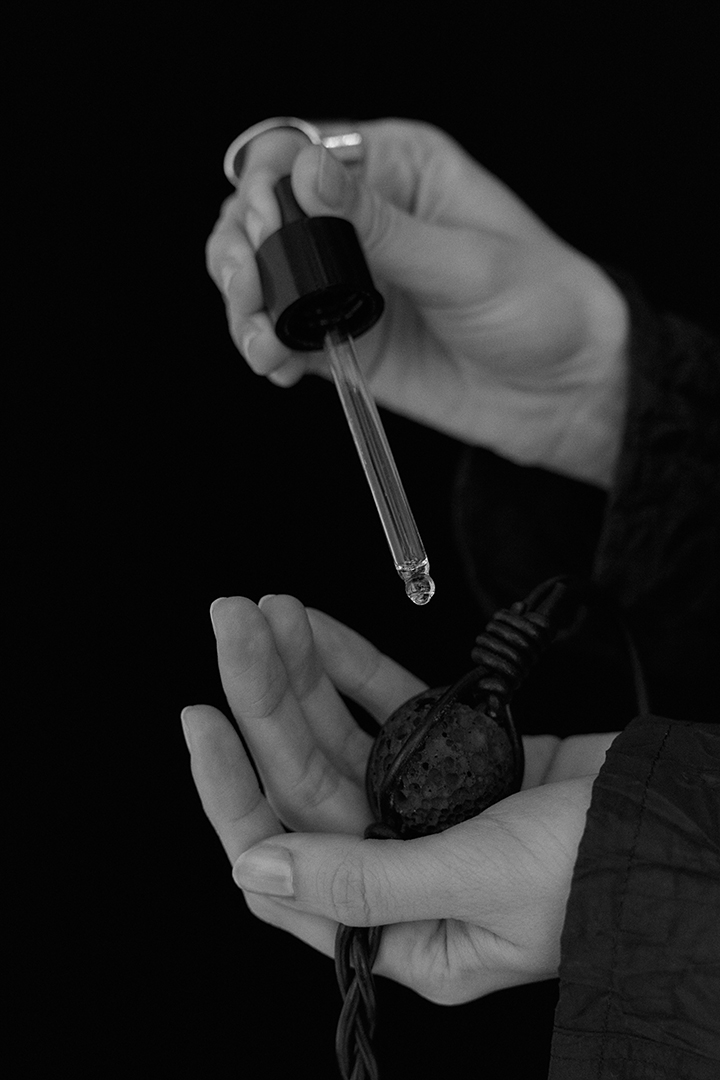 Incense stone strap