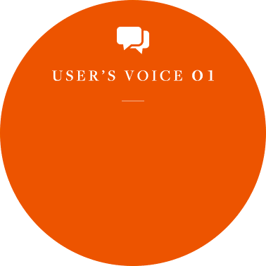 user’s voice 01