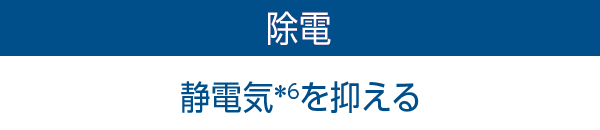 除電:静電気を抑える