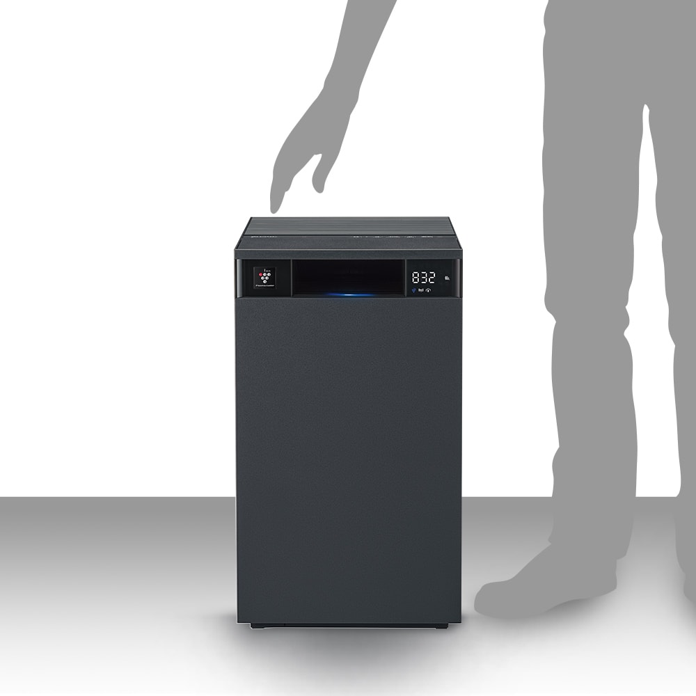 本体と人のサイズ比較イメージ