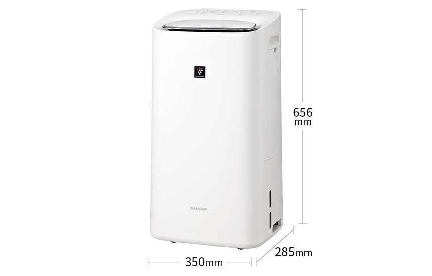 外形寸法図、幅350mm×奥行285mm×高さ656mm