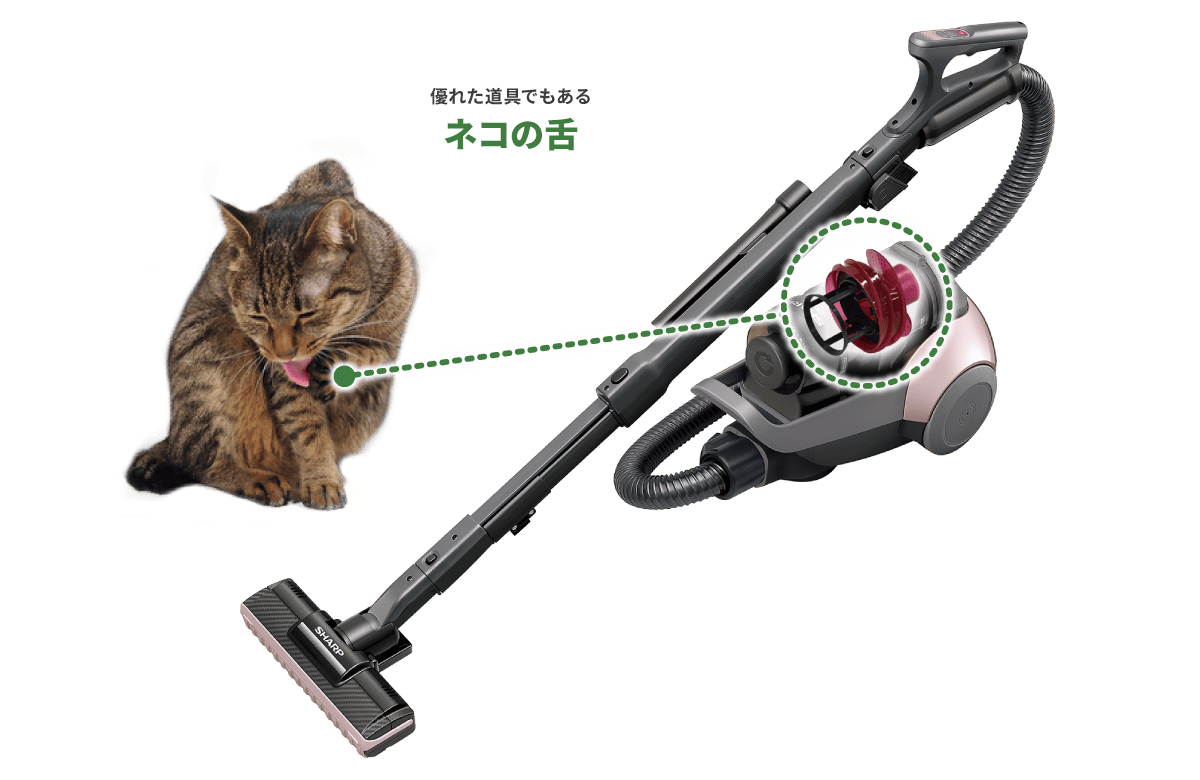 優れた道具でもある猫の舌