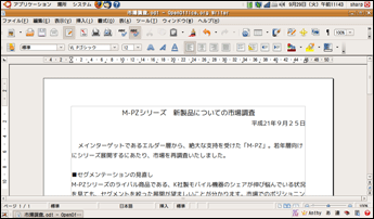 ʃC[WFOpenOffice.org  3.0 Word Processori[vj