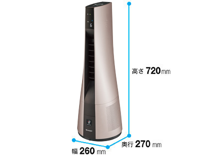 冷暖房/空調シャープ スリムイオンファンHOT&COOL PF-JTH1
