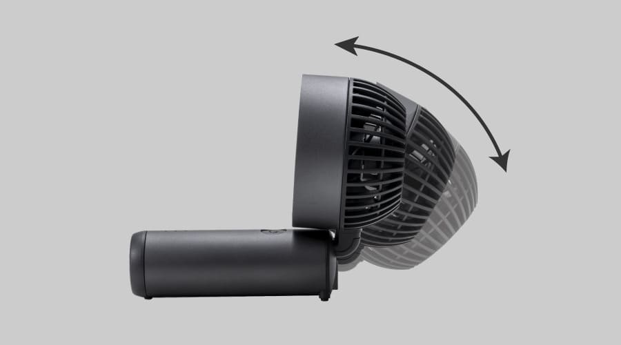 角度を調節できることをあらわすイメージ図