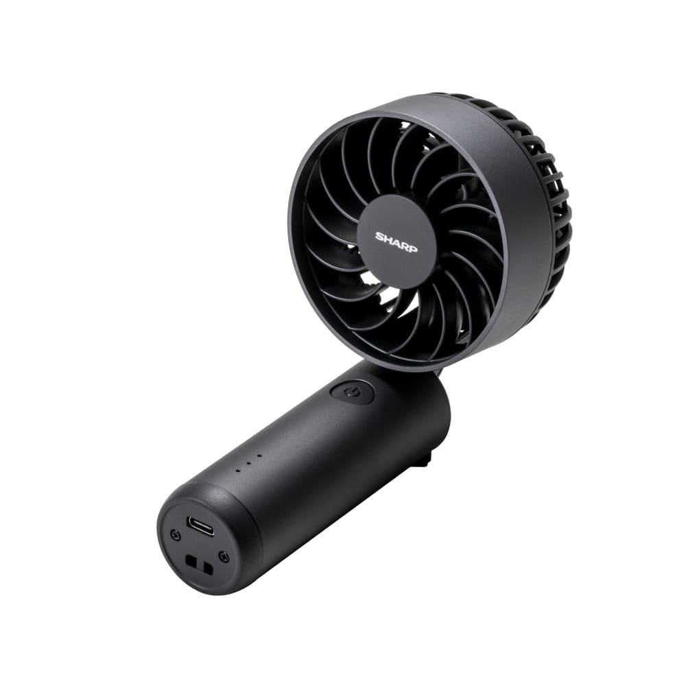 メタリックアッシュ、本体首部分の角度を手前に曲げた状態の写真