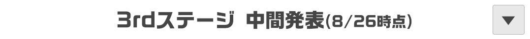 3rdステージ中間発表(8/26調べ)