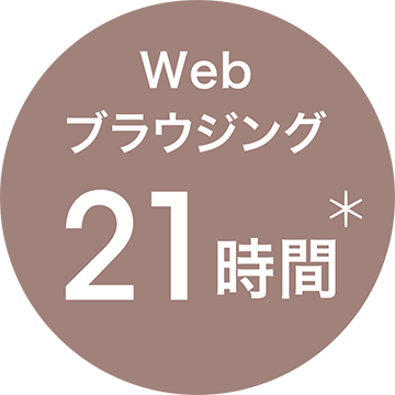 Webブラウジング21時間