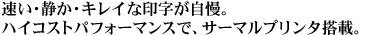 EÂELCȈ󎚂BnCRXgptH[}XŁAT[}v^ځB