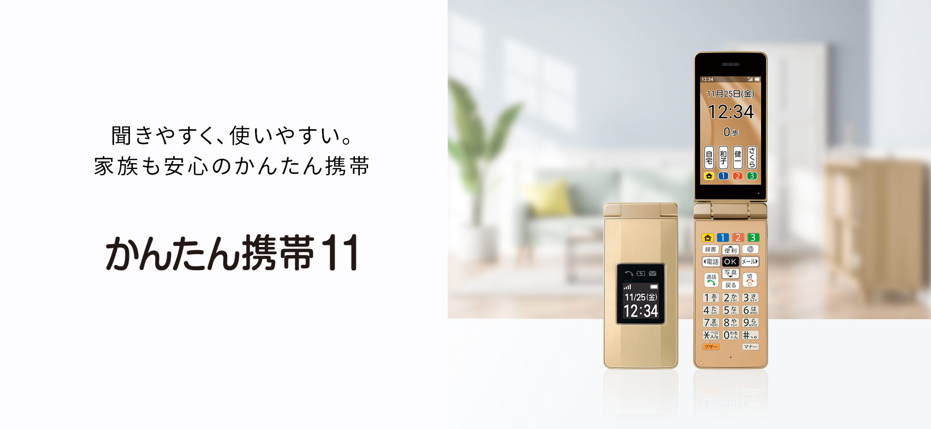 ソフトバンク かんたん携帯10 807SH 説明書付き - 携帯電話本体