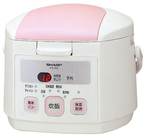 ジャー炊飯器 KS-H58-P：シャープ