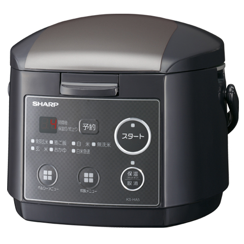【受付終了】SHARP シャープ ジャー炊飯器 KSC5K シャープ ジャー炊飯器 KS-CF05B-W ホワイト系 [0.5~3合炊き