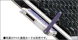 PHS通信カード(別売)
