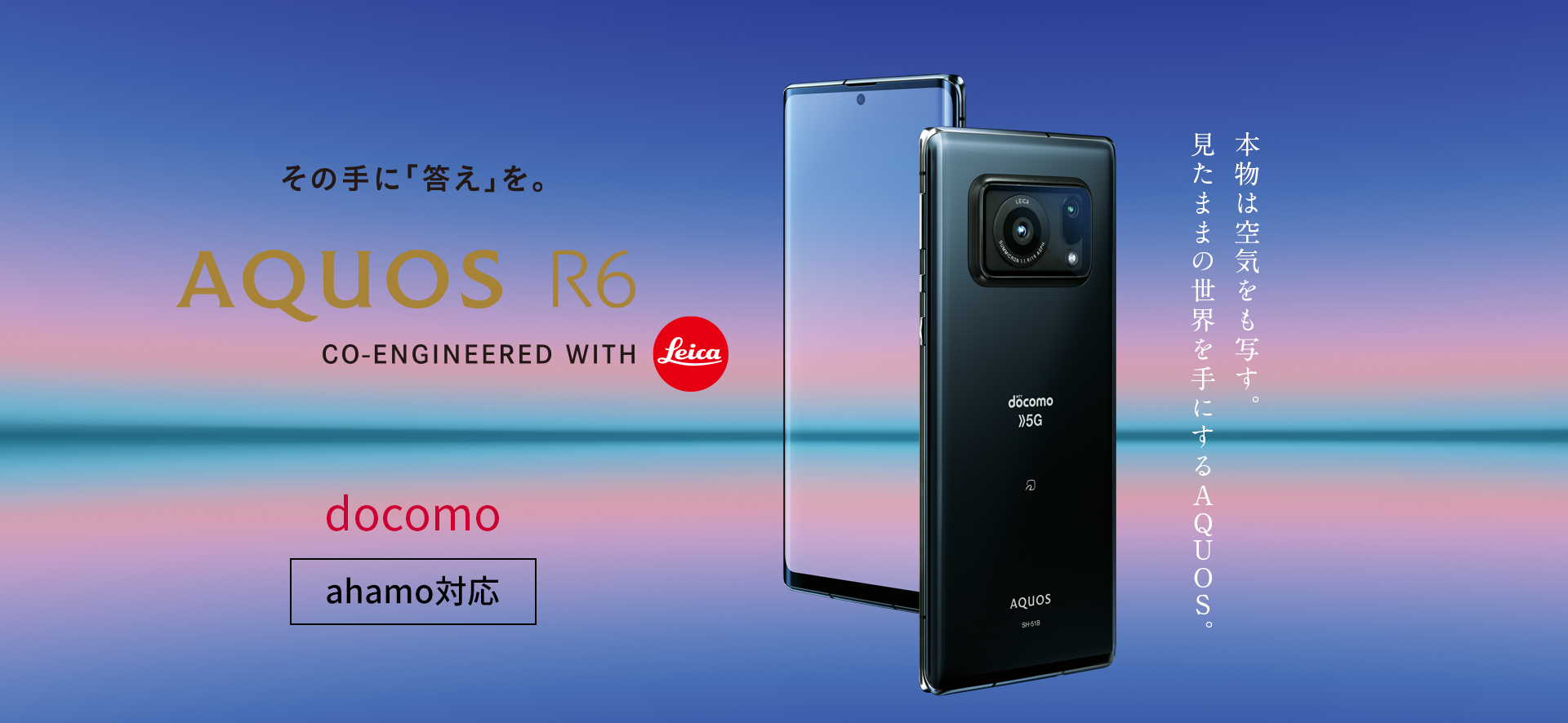 AQUOS R6 SH-51B ドコモの特長｜AQUOS：シャープ