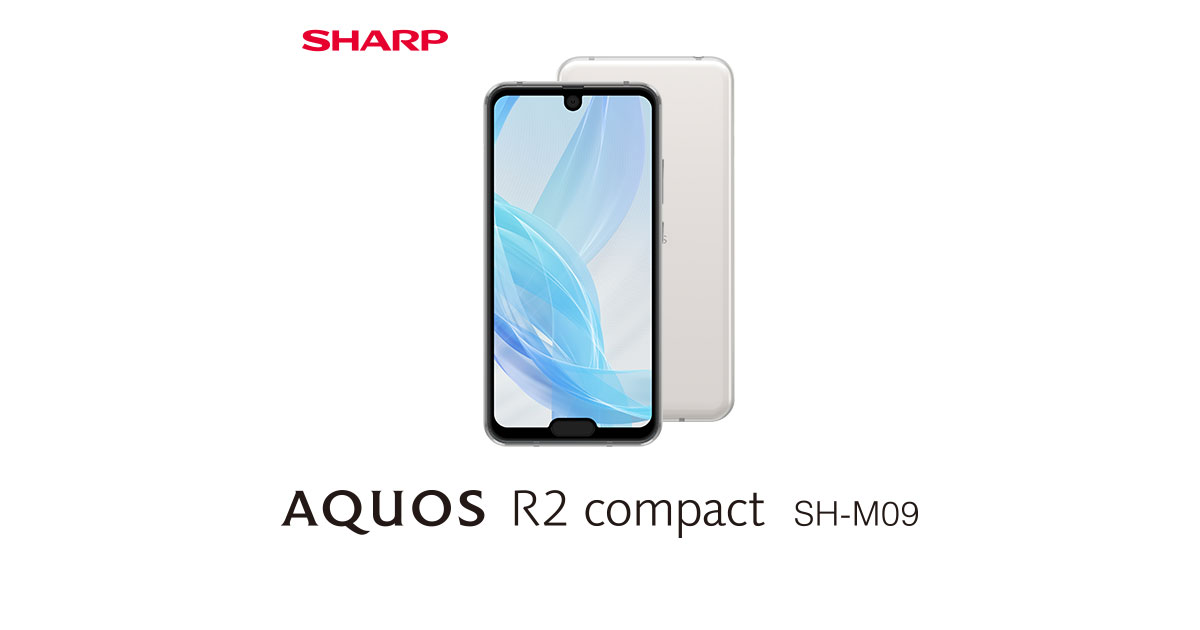aquos r2 compact　sh-m09スマートフォン本体