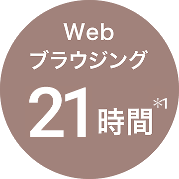 Webブラウジング21時間