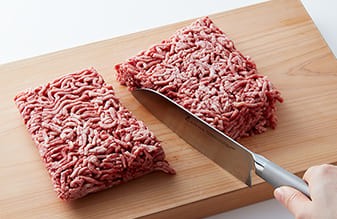 サックリ解凍したお肉の写真イメージ