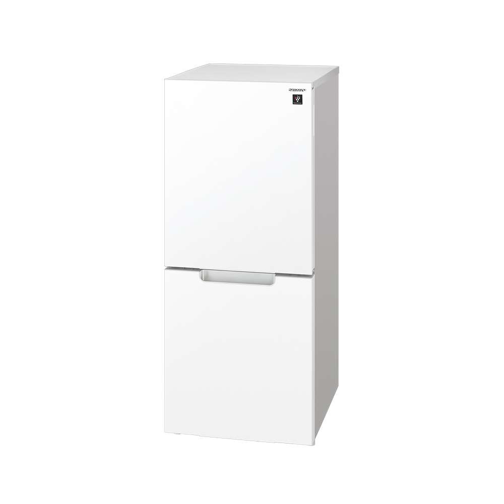冷蔵庫:SJ-GD15J-W:斜め