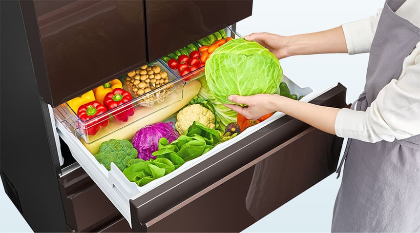 野菜室 | SJ-GK50J | 冷蔵庫：シャープ