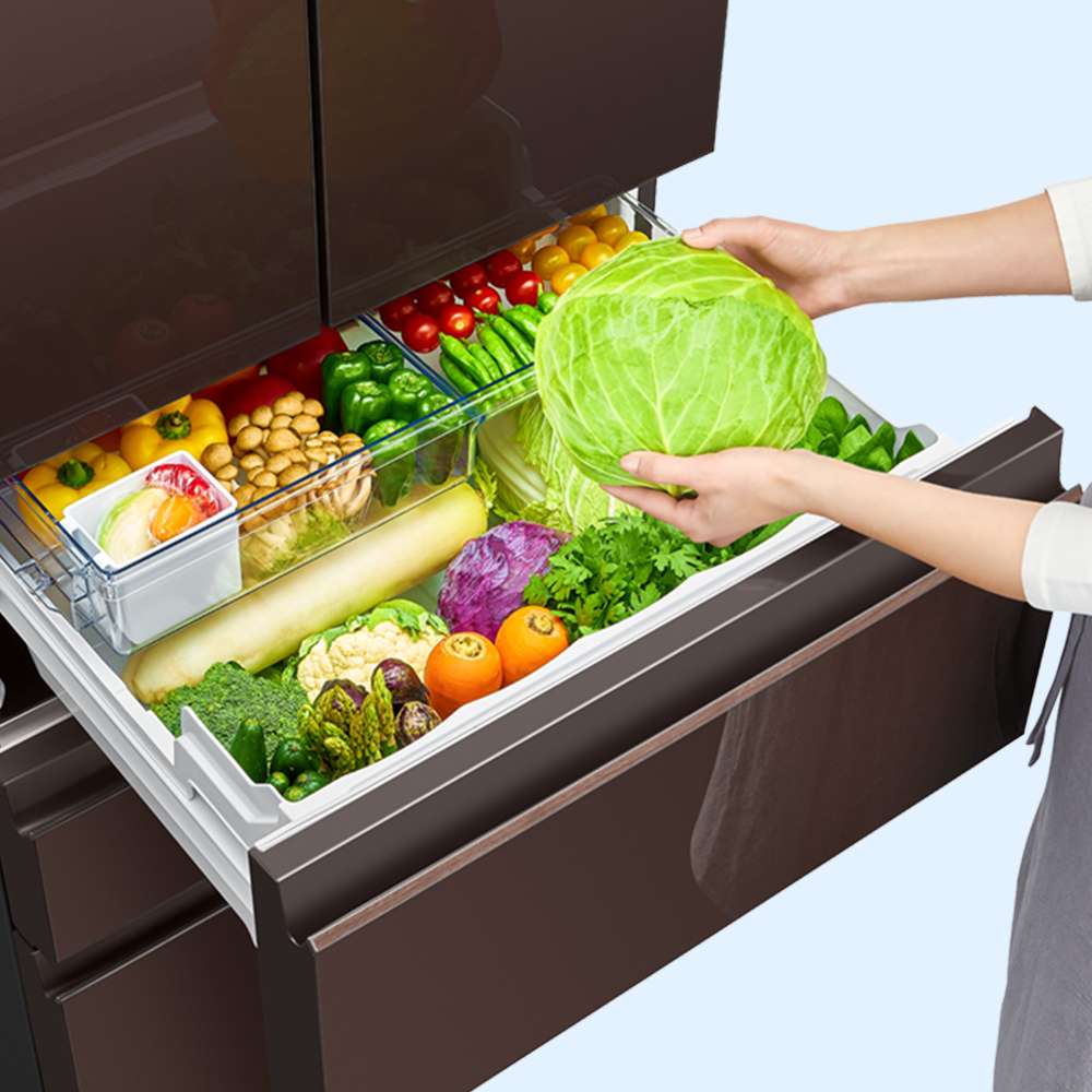 冷蔵庫:SJ-GK50K-T:野菜室