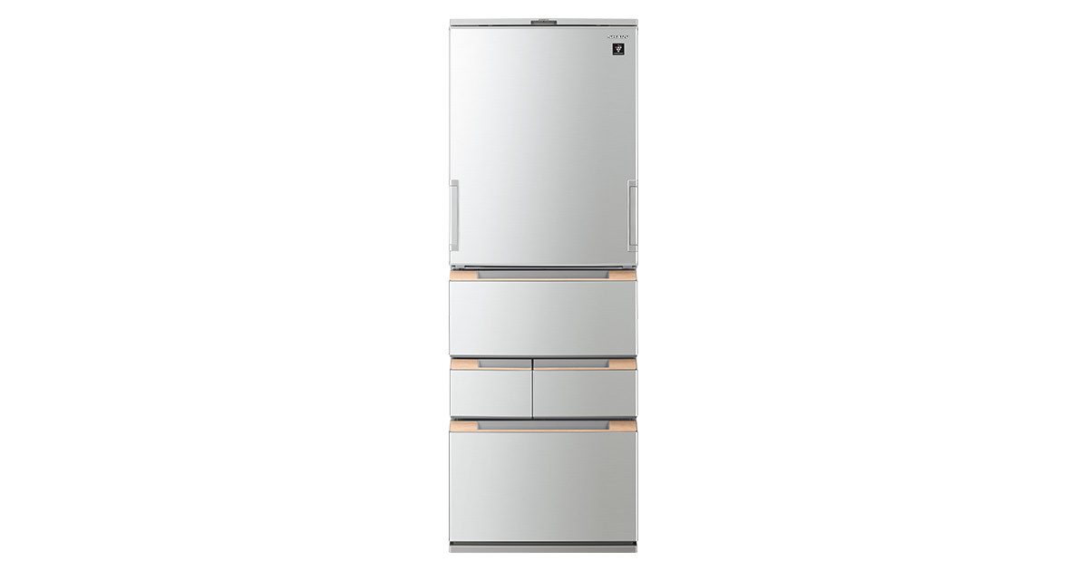 SHARP 6ドア冷蔵庫 SJ-FA46H-W 2021年製 457L - キッチン家電