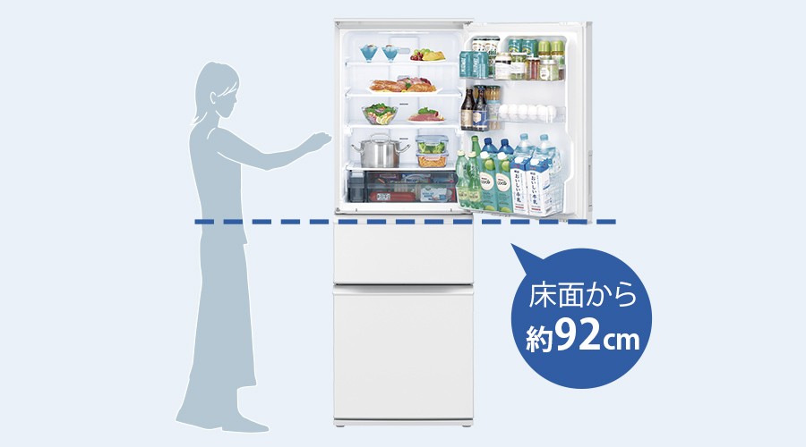 床面から約92cm