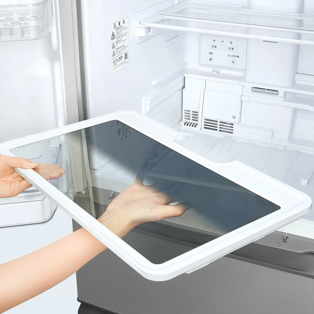 冷蔵室の棚取り外しイメージ