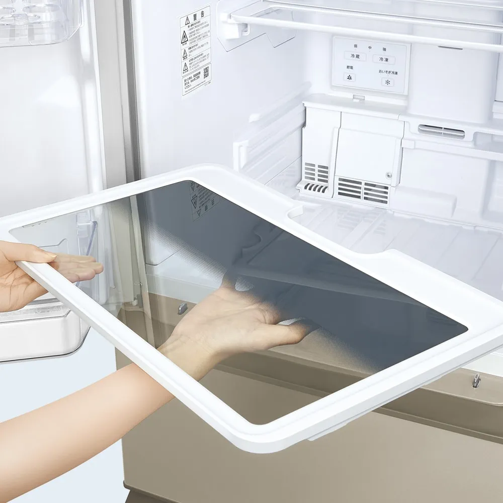 冷蔵室の棚取り外しイメージ