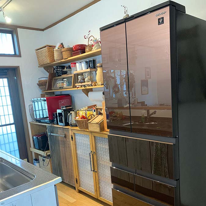 emi_alohahulaさんの冷蔵庫SJ-GK50J設置例