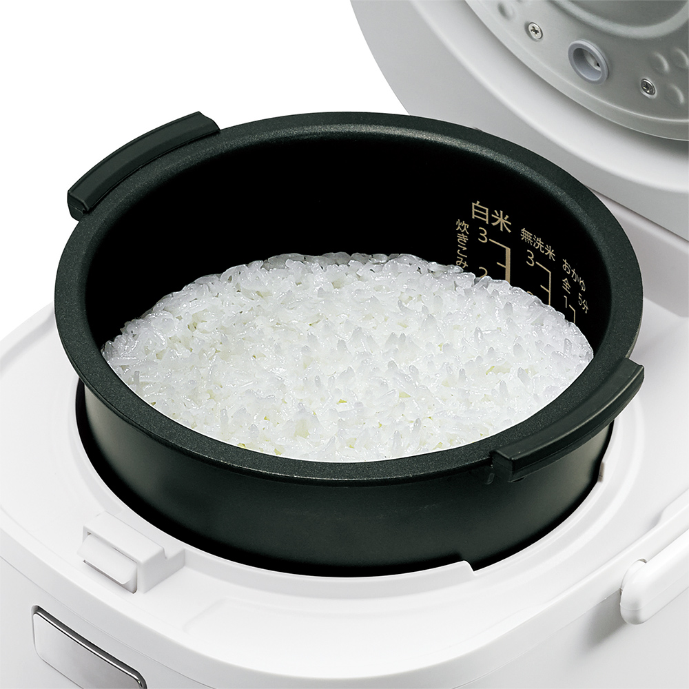 超特価好評 SHARP 炊飯器 PLAINLY ホワイト系 3合 IH KS-HF05B-W：ビタミンバスケット