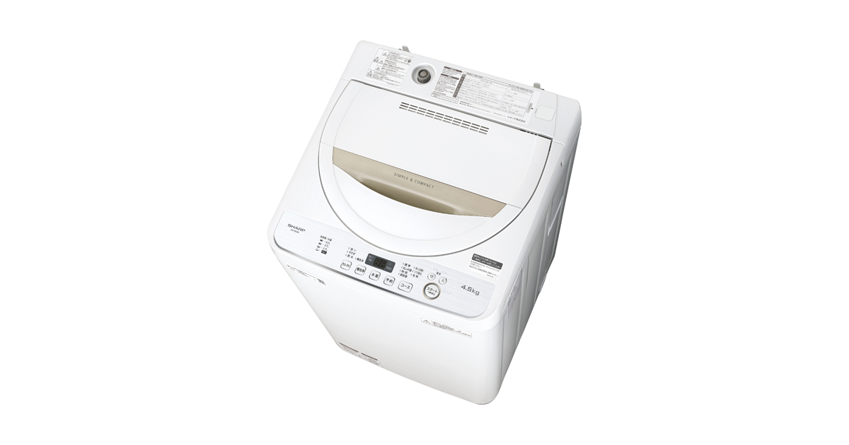 ES-GE4D｜洗濯機：シャープ