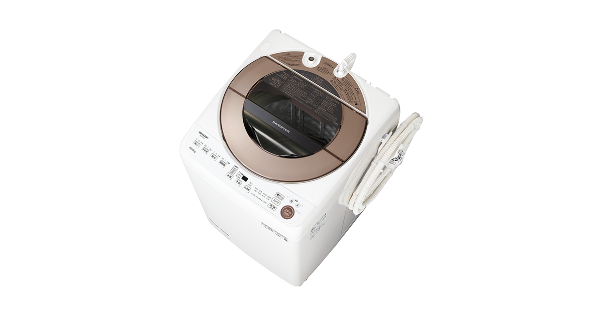 送料込みに変更しますか愛知岐阜/送料無料★2021年製★シャープ　10kg洗濯機 ES-GV10E-T