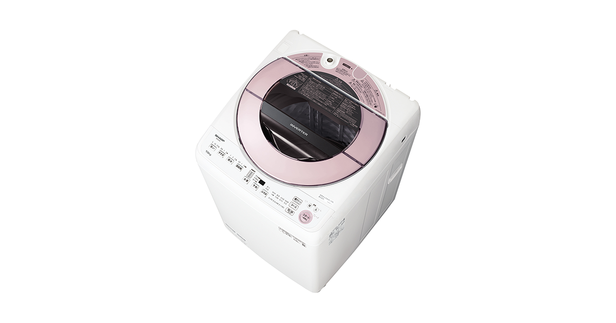 19,184円【超美品】シャープ全自動電気洗濯機ES-GV7E-P