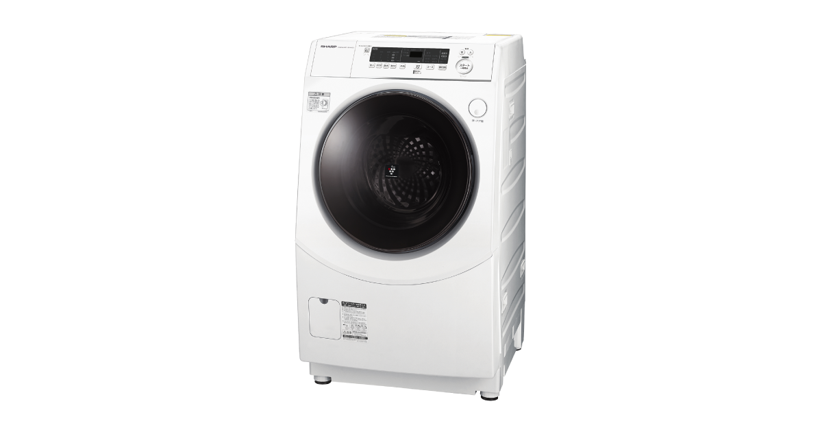 送料無料/新品】 K♢059 シャープ ドラム式洗濯機 ES-H10G-WL 設置 ...
