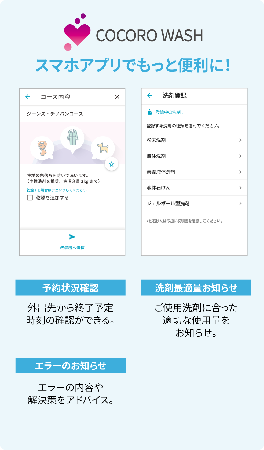 COCORO WASH イメージ