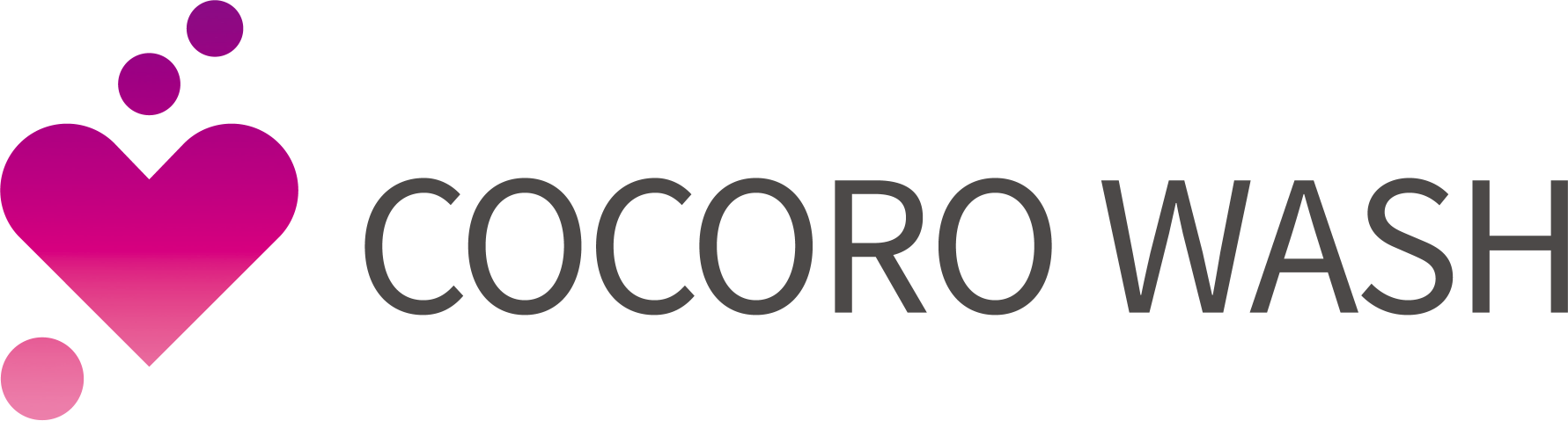 ココロウォッシュロゴ。