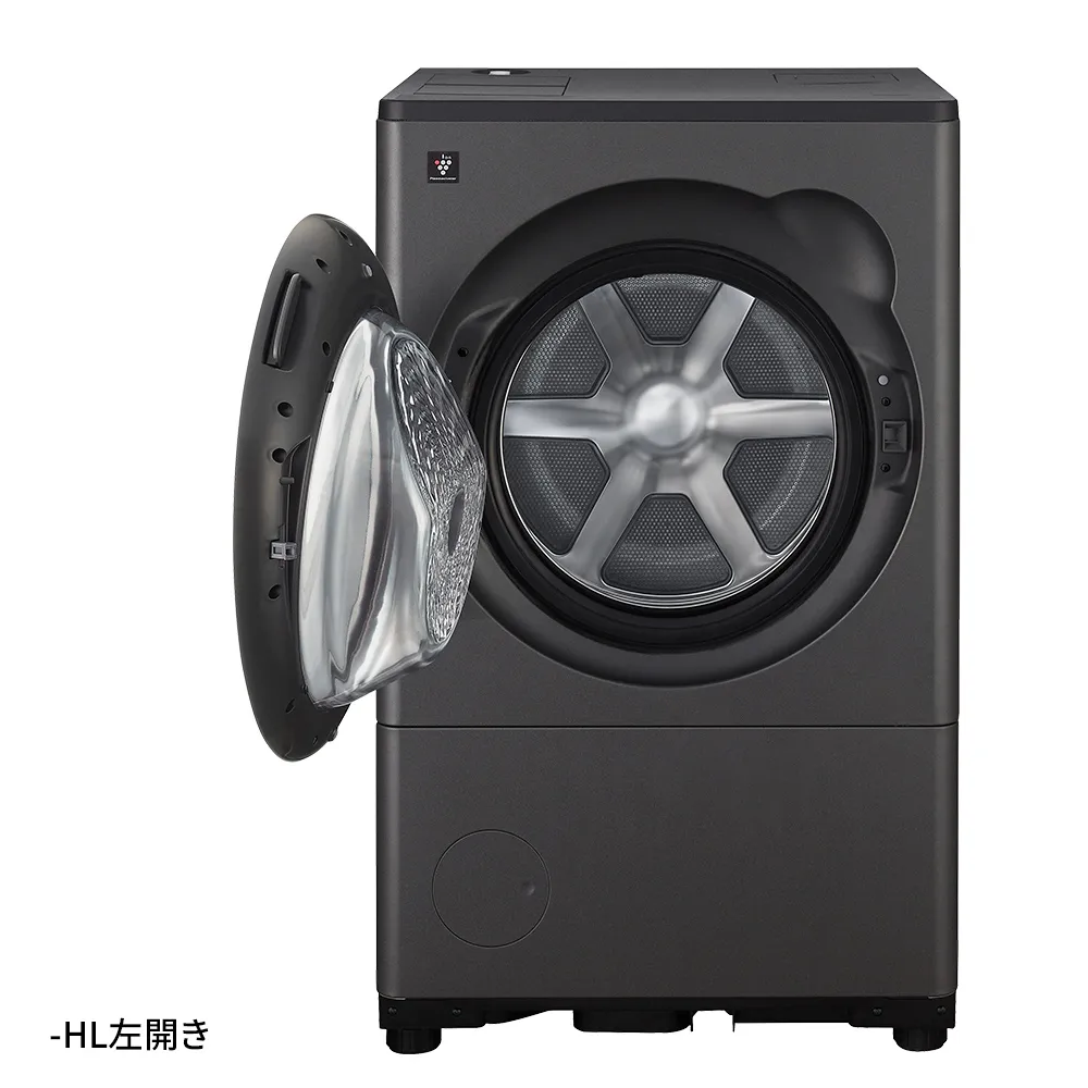 グレイングレー色の左開きドアタイプの写真