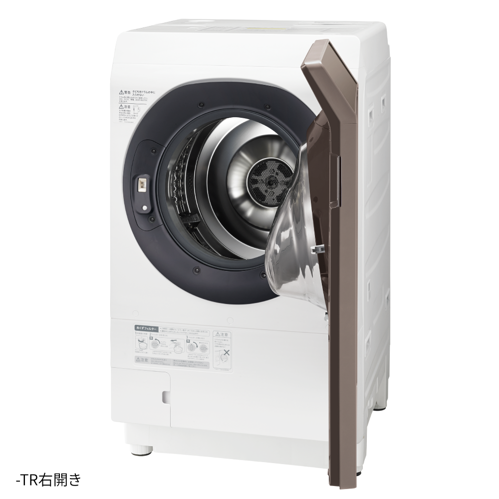 SHARP ドラム式洗濯乾燥機 ES-G112-TL（ドア左開き）
