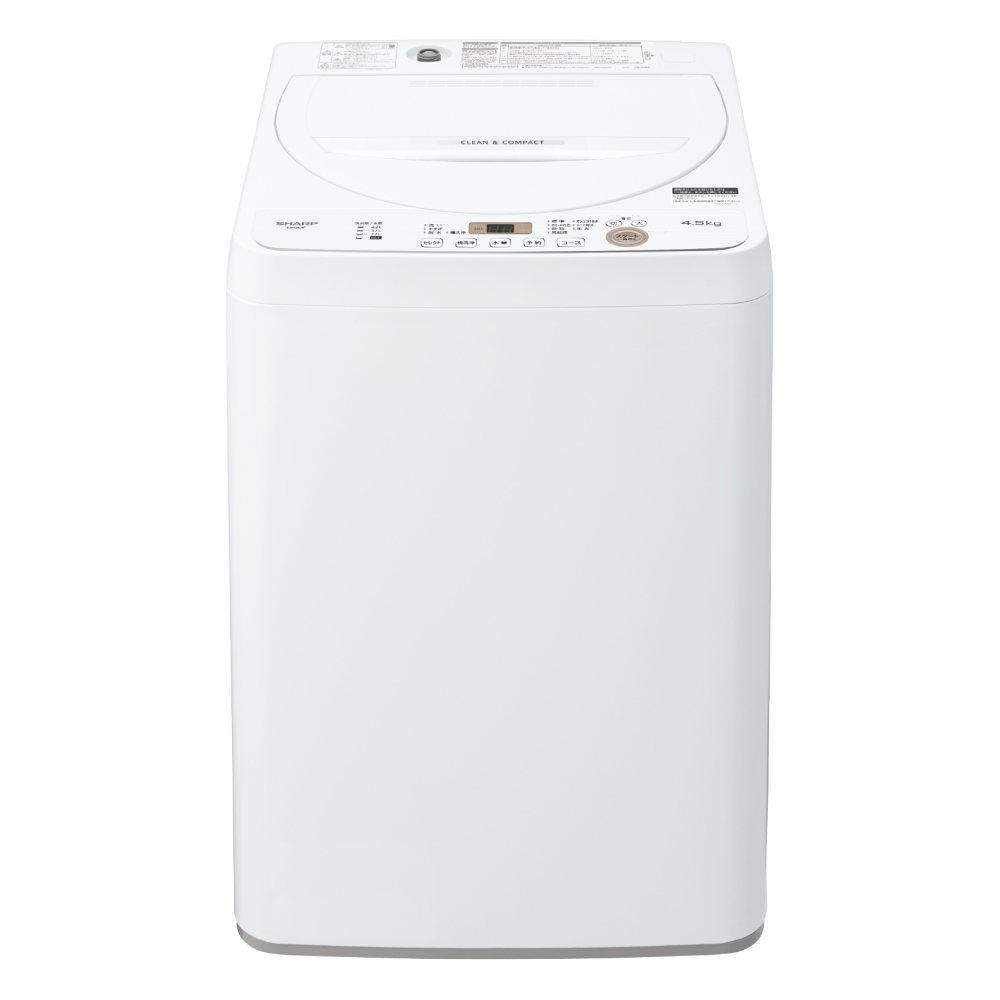 SHARP シャープ 洗濯機 ES-G4E 4.5㎏ 2019年製 - 生活家電