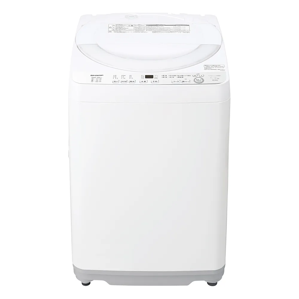 ドラム式洗濯乾燥機 ES-GE6K：-S（シルバー系・正面）