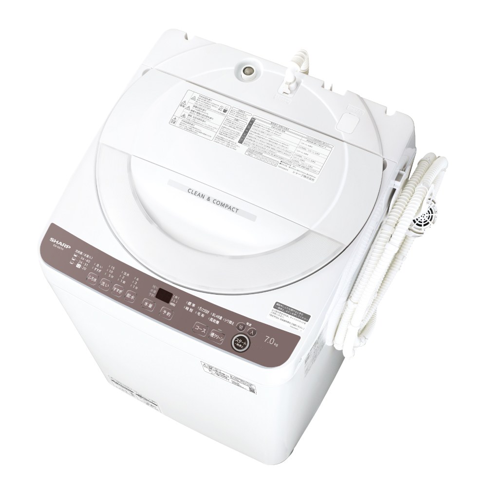 シャープ全自動洗濯機 - 岡山県の家電