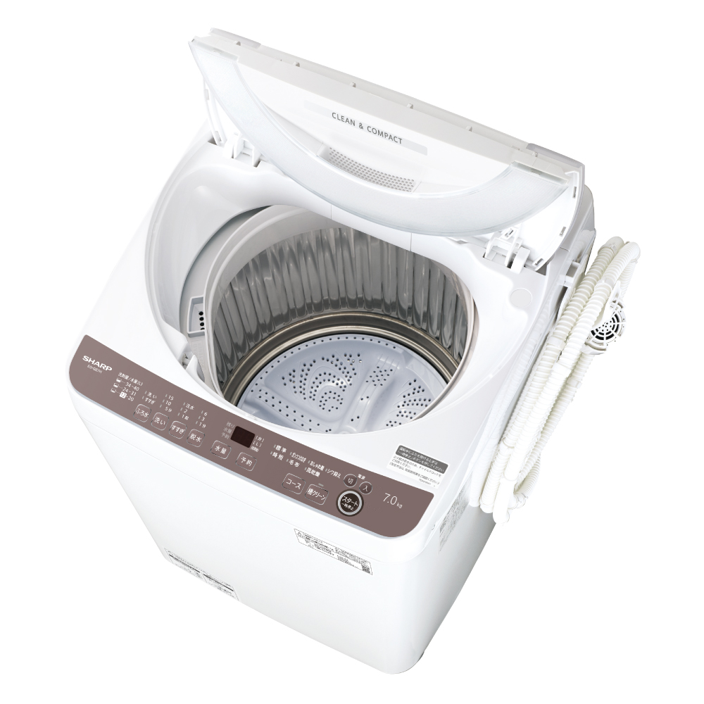 大容量】洗濯機 7kg シャープ SHARP ES-KS70N - 生活家電