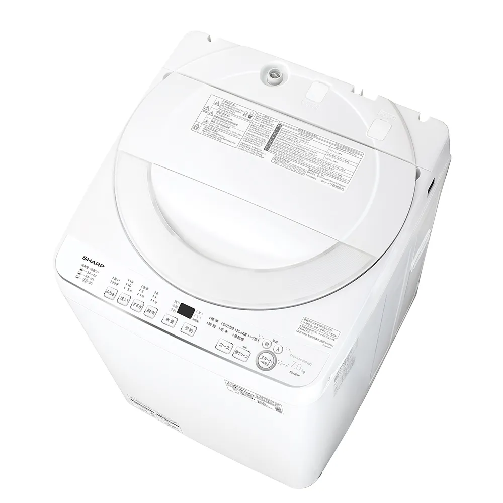 ドラム式洗濯乾燥機 ES-GE7K：-S（シルバー系・左振り）