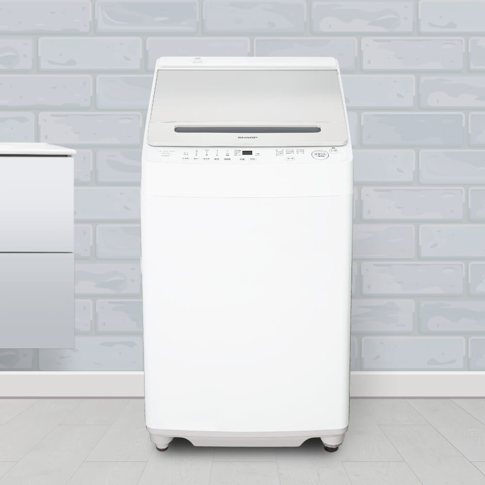 全自動洗濯機:ES-GV10J-S:設置イメージ