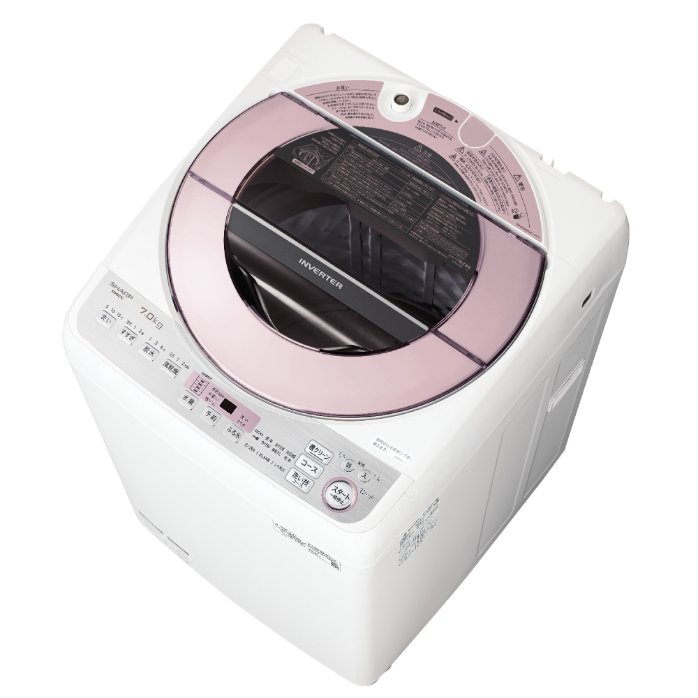 SHARP 洗濯機 ES-GV7D-P 2020年製 風乾燥 高年式 M0466