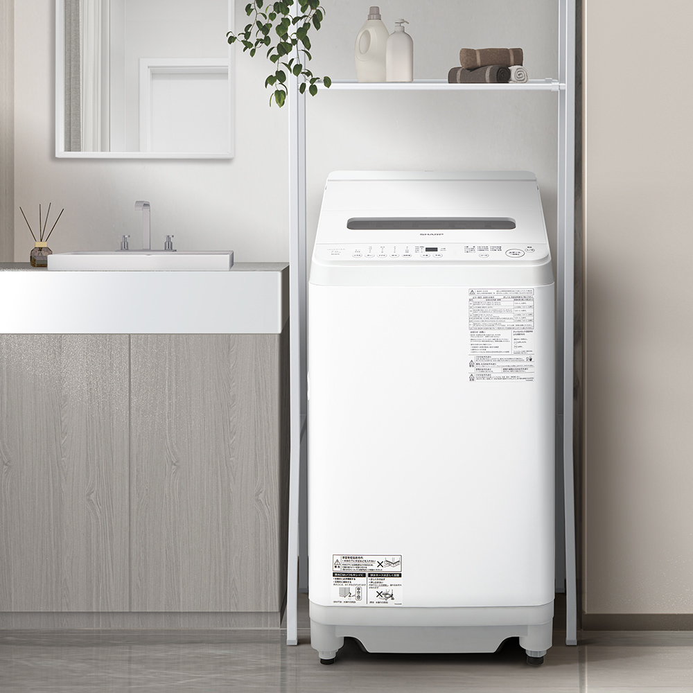 ドラム式洗濯乾燥機 ES-GV7L：-W（ホワイト系）