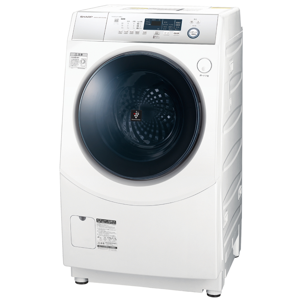 SHARP ドラム式洗濯機 ES-H10G-WL - 衣類乾燥機