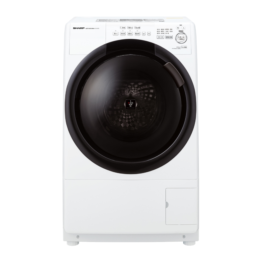 ドラム式洗濯乾燥機:ES-S7HWL:正面
